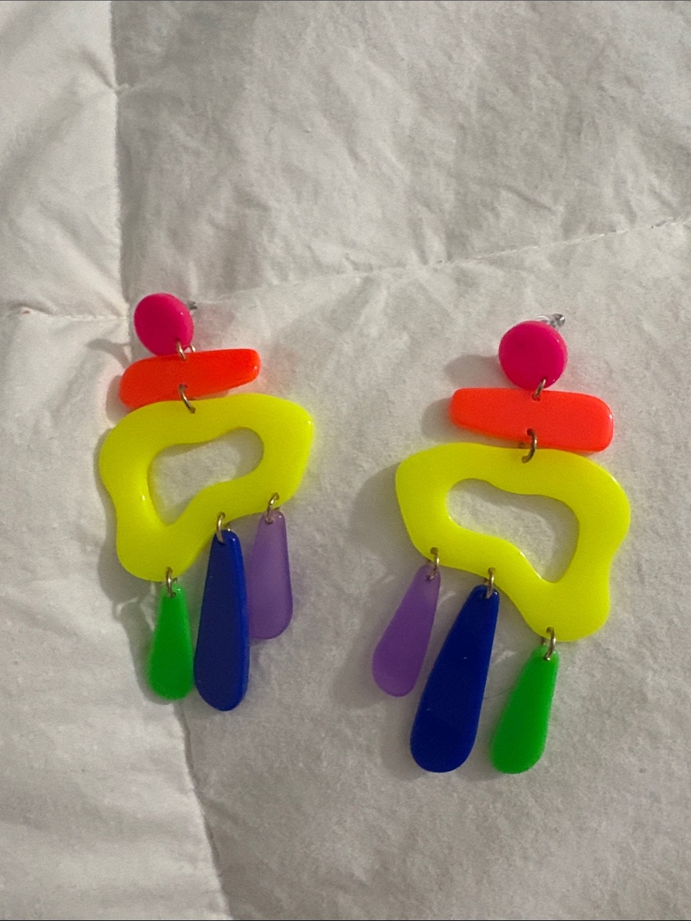 Colorful earrings